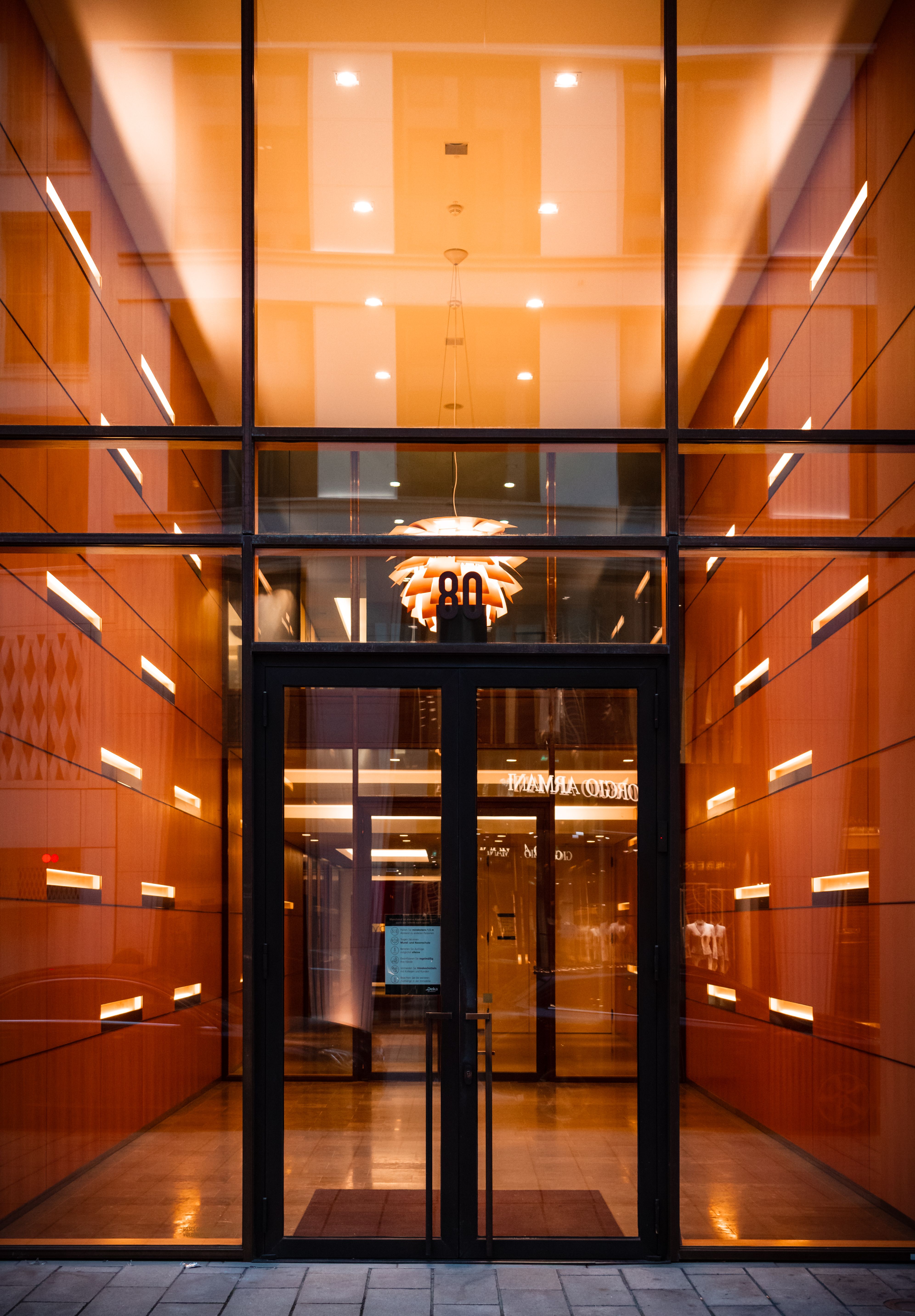 Commercial door installation